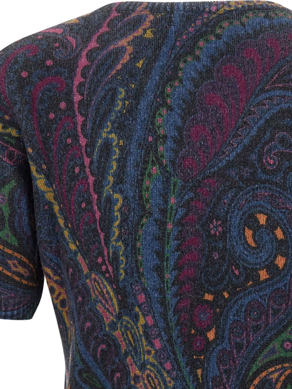 paisley-print short-sleeve top - 3