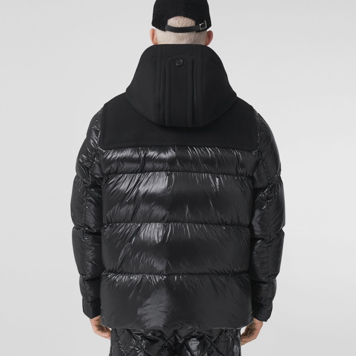 Nylon and Technical Wool Down-filled Duffle Coat - 3