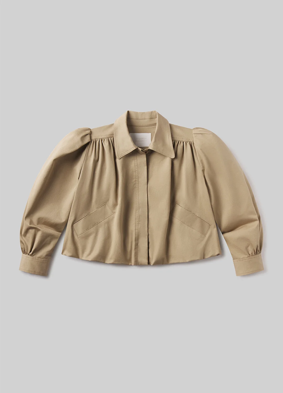 Everly Shirred Crop Jacket
In Catalina - 1