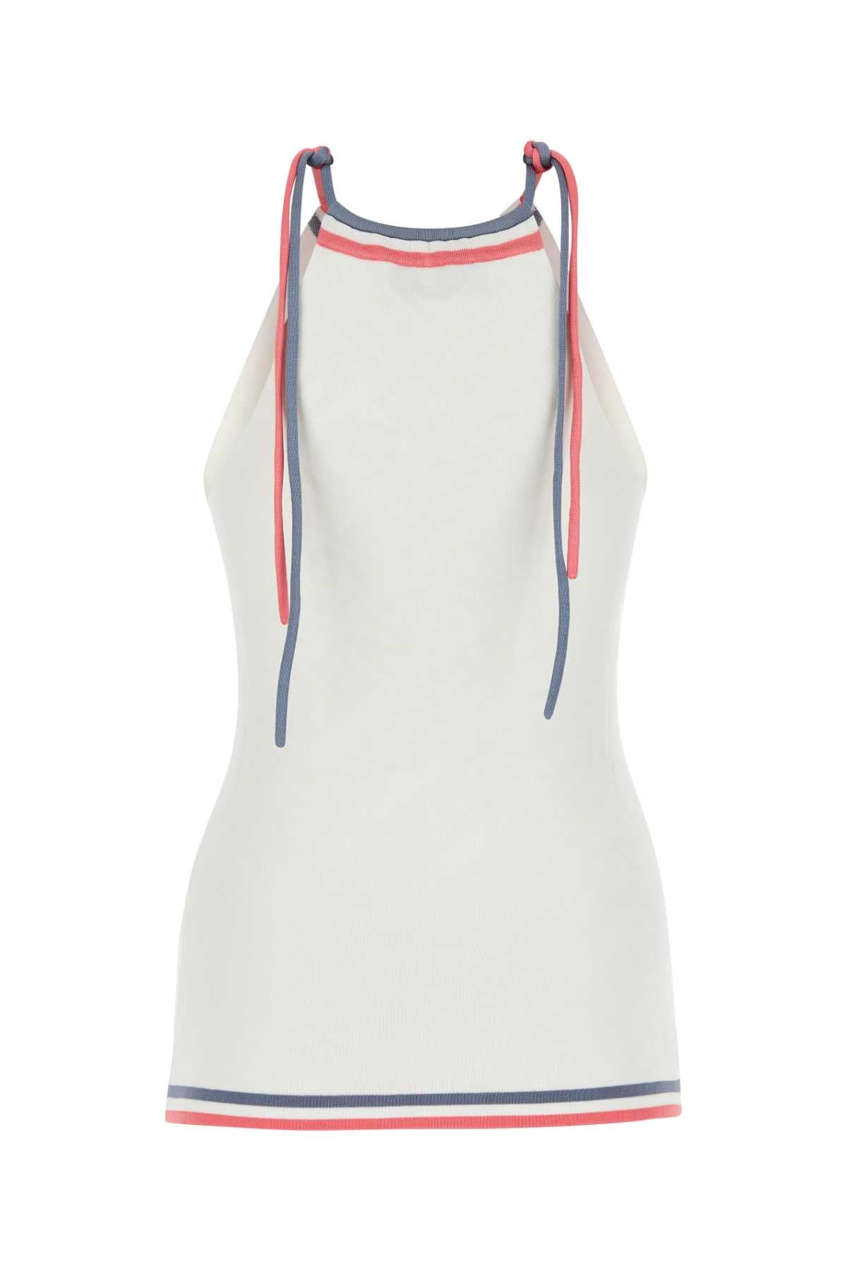 Fendi Women Ivory Viscose Blend Top - 2