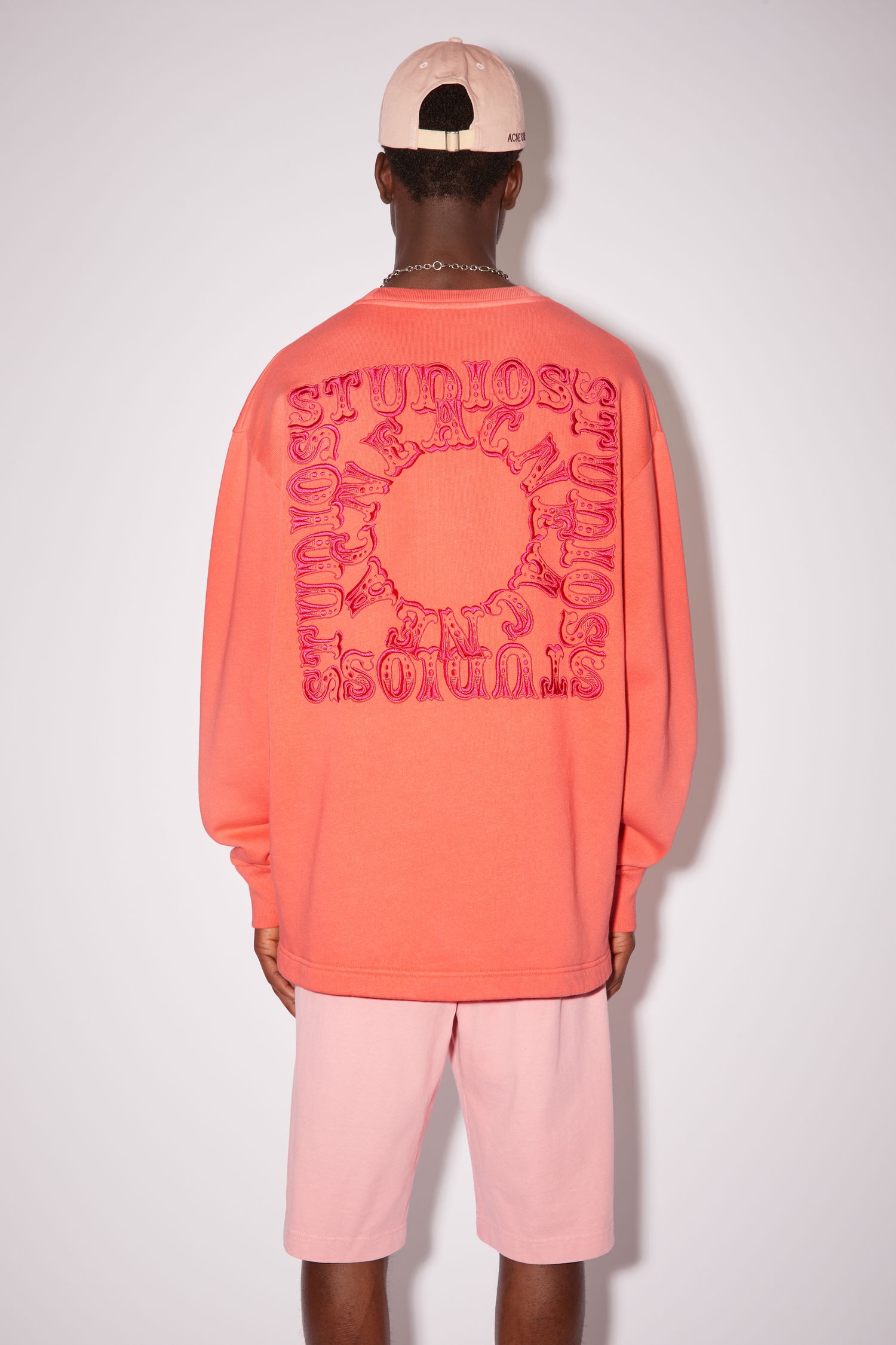 Crew neck sweatshirt - Salmon pink - 2