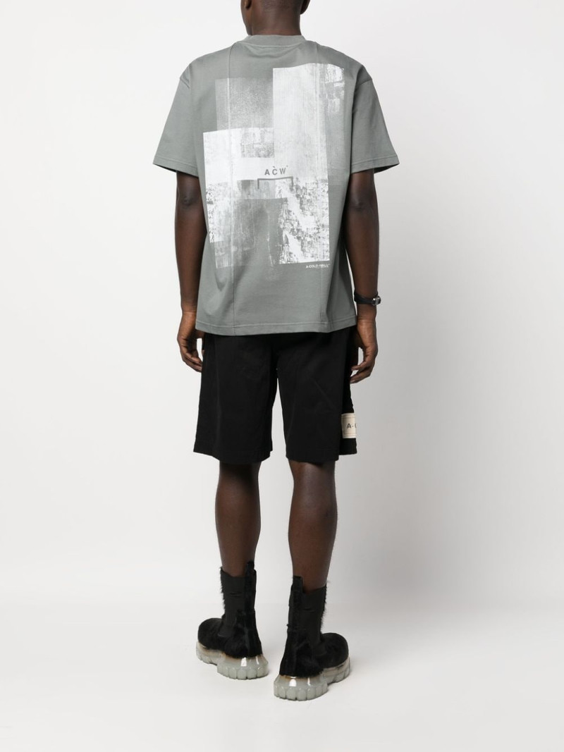 A-COLD-WALL* Brutalist panelled cotton T-shirt outlook
