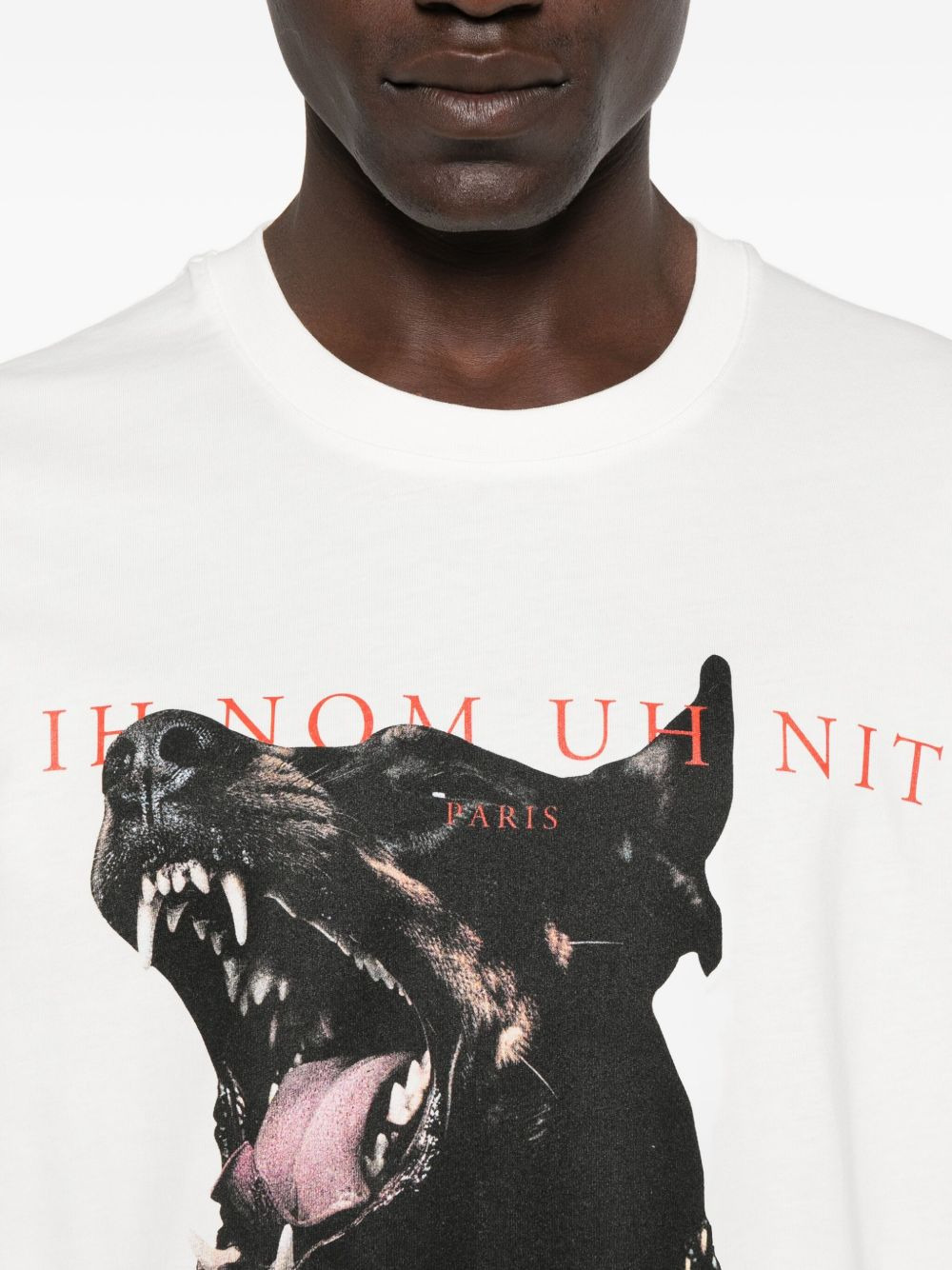 dog-print T-shirt - 4