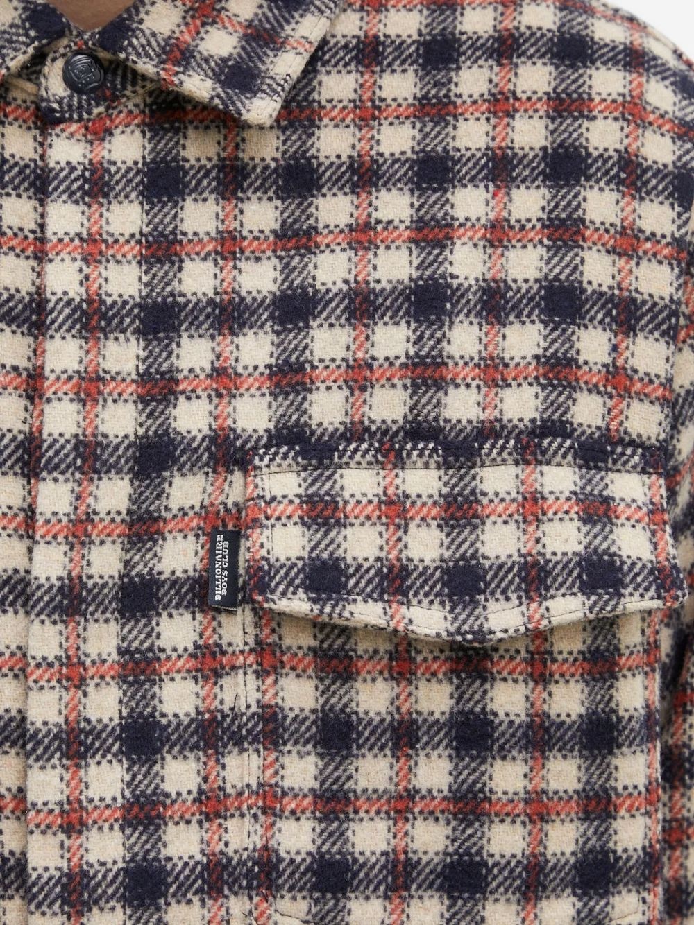 check-pattern shirt - 5
