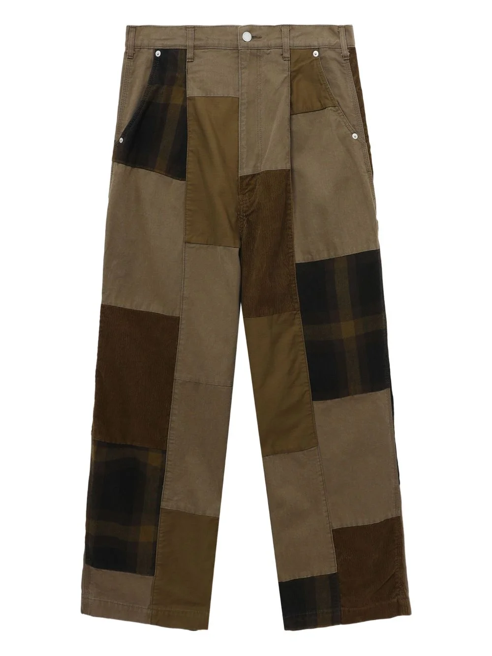 patchwork trousers - 1