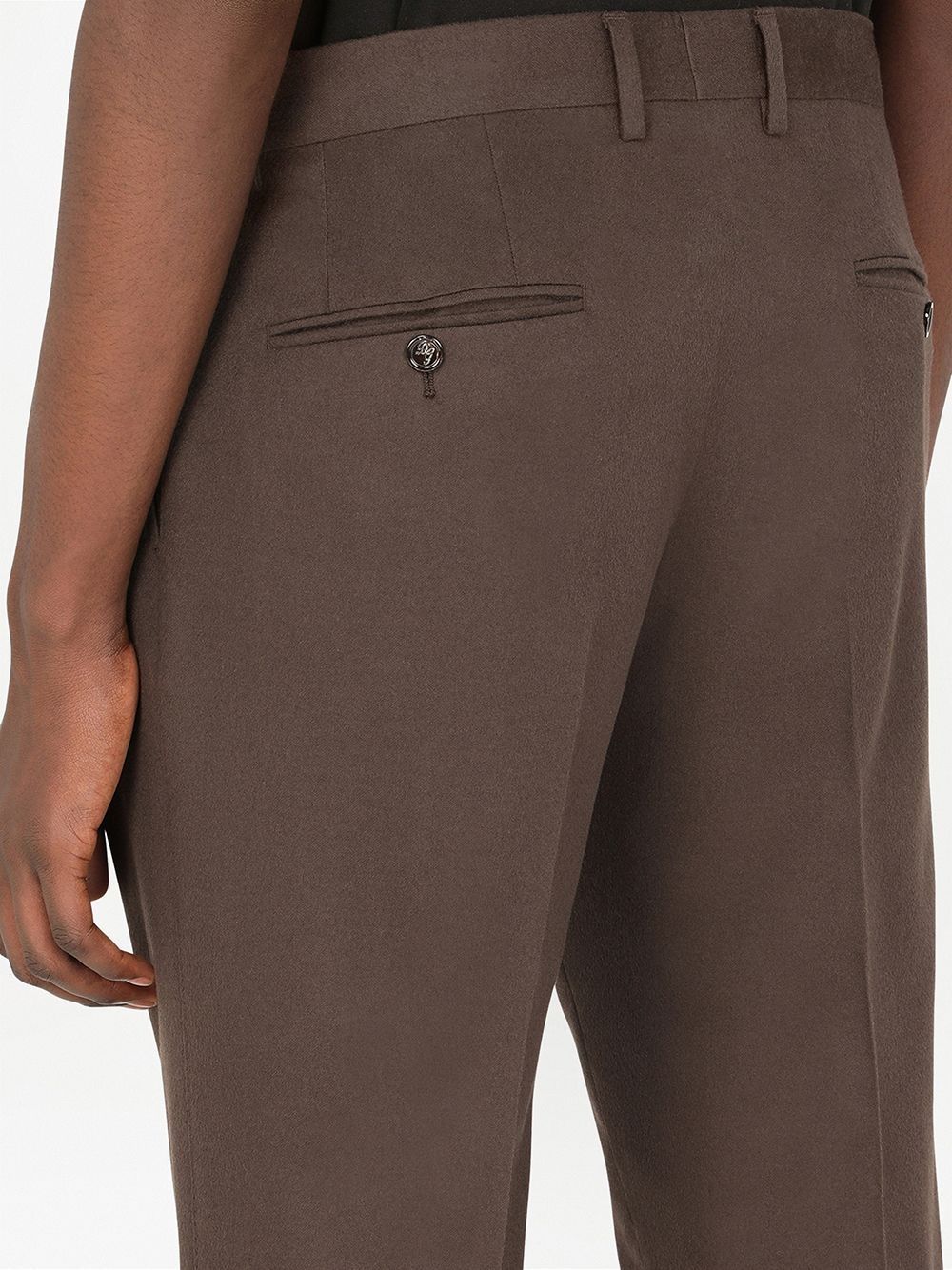 tailored straight-leg trousers - 5