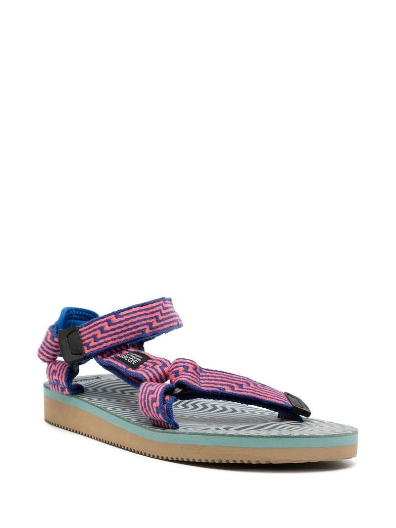 Suicoke DEPA-JC jacquard-strap sandals outlook