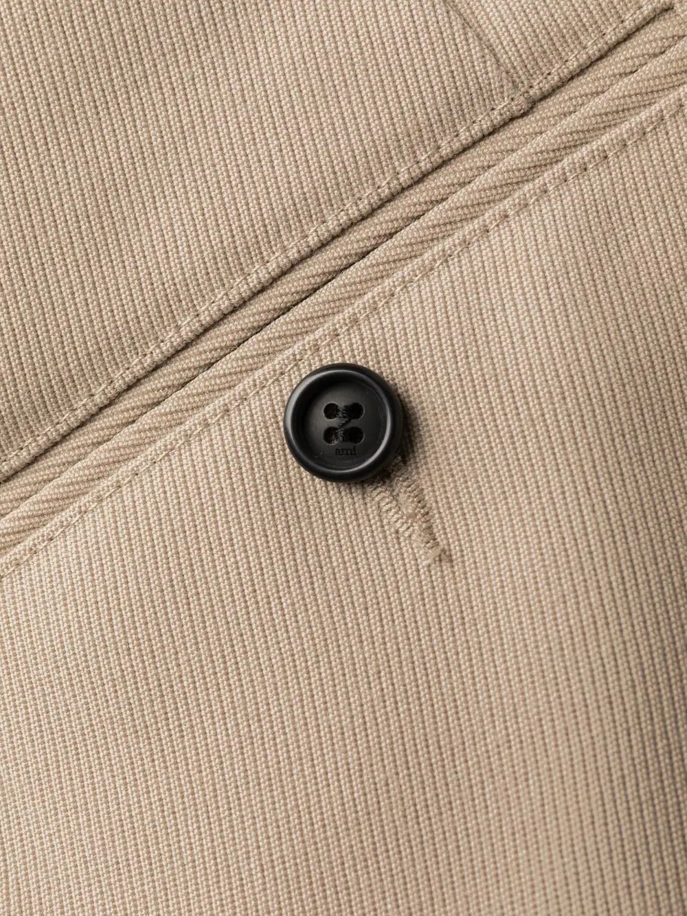 high-waisted flared wool trousers - 12