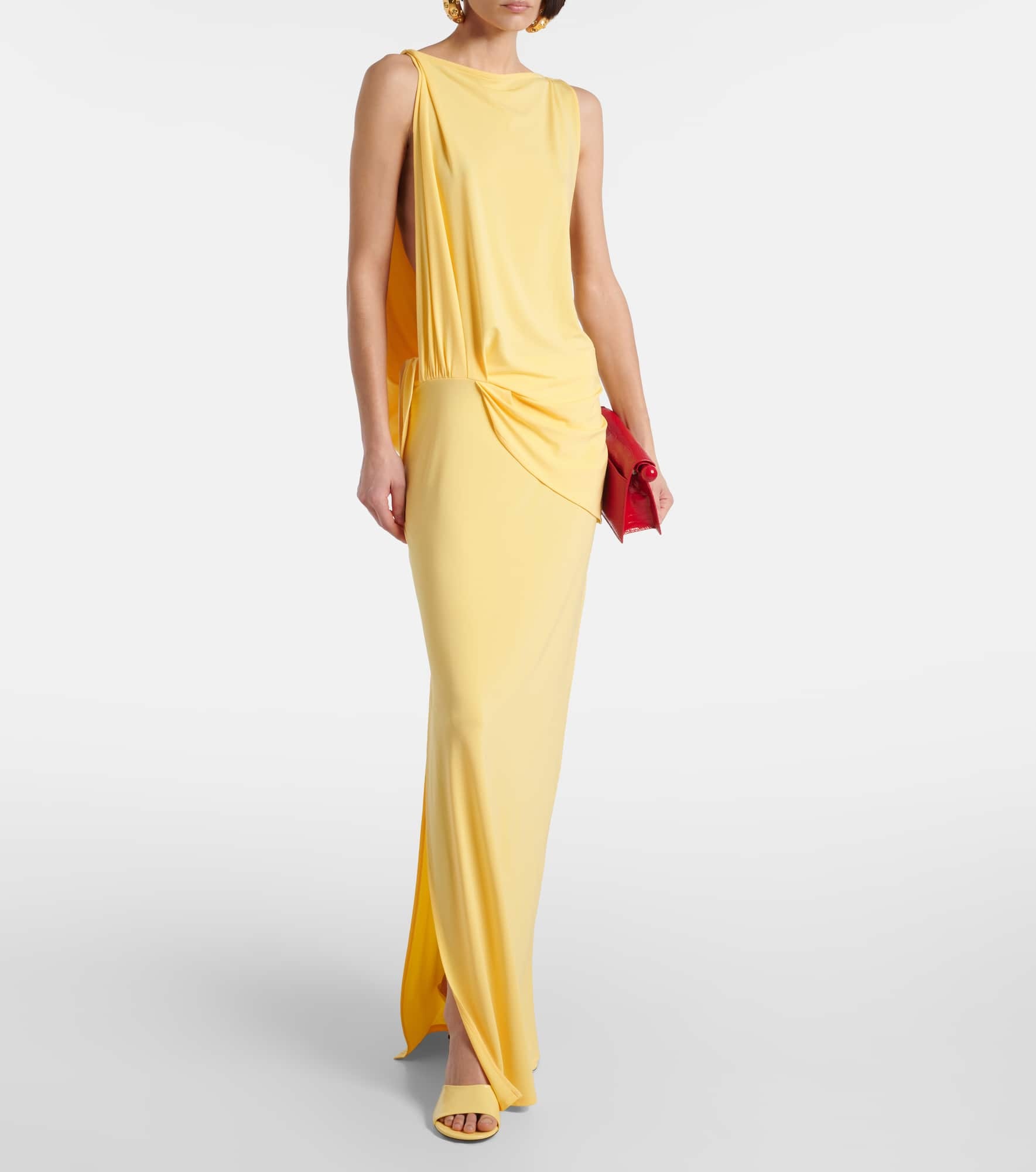 Peplo jersey maxi dress - 2