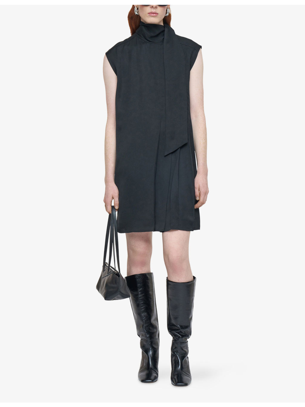 Sandy Light Crepe Mini Dress - 2