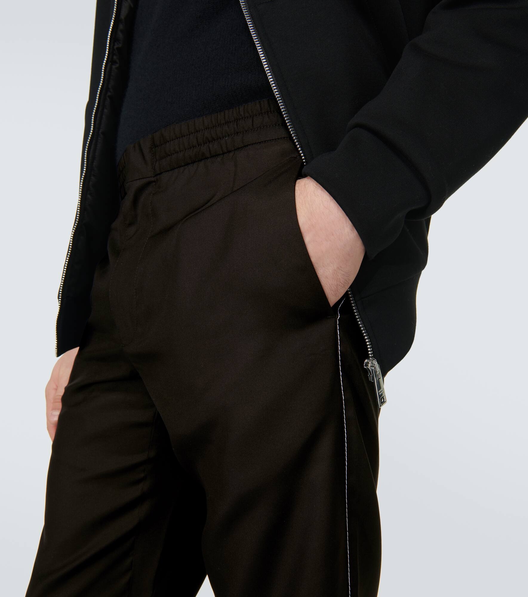Silk straight pants - 6