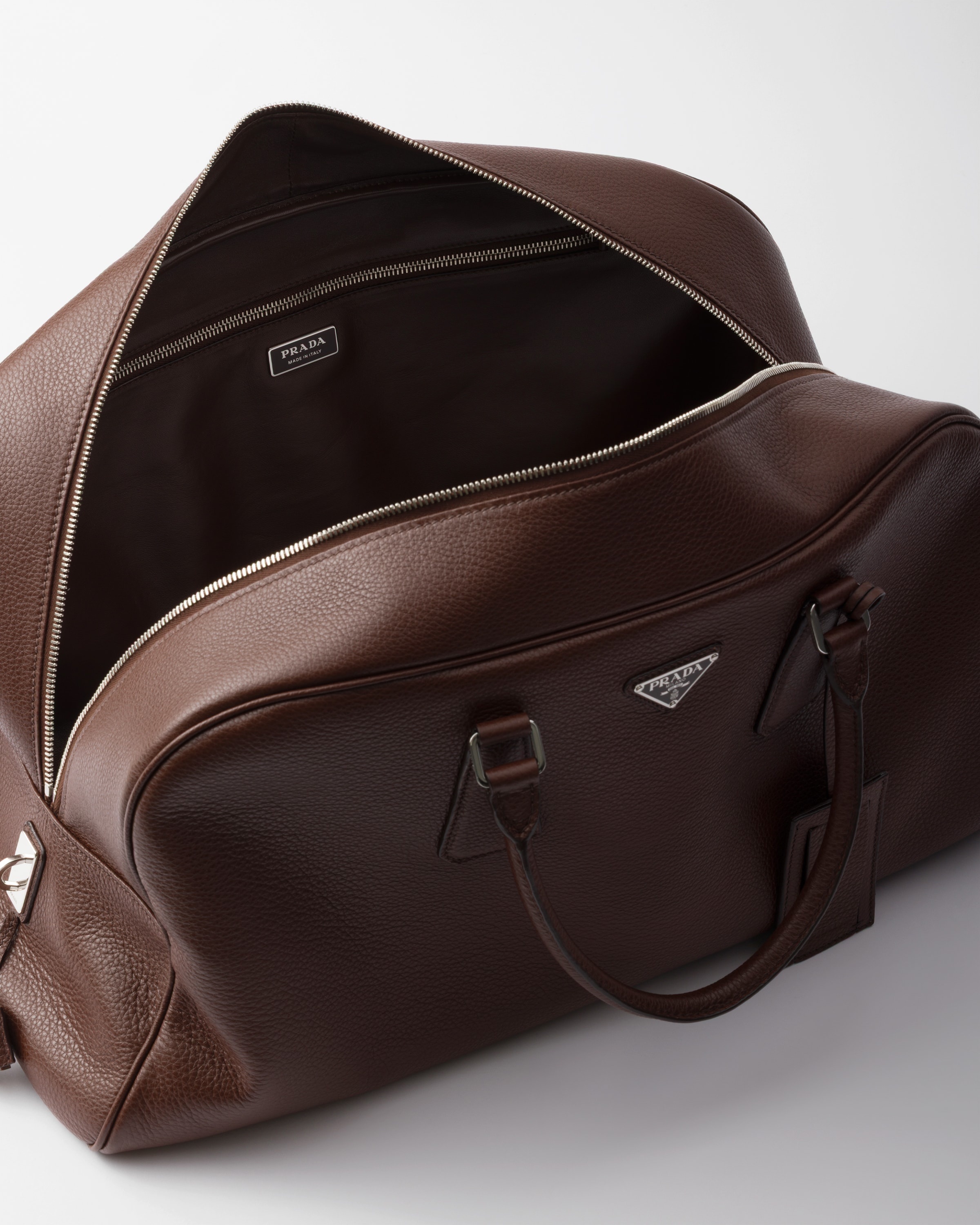Leather duffle bag - 5