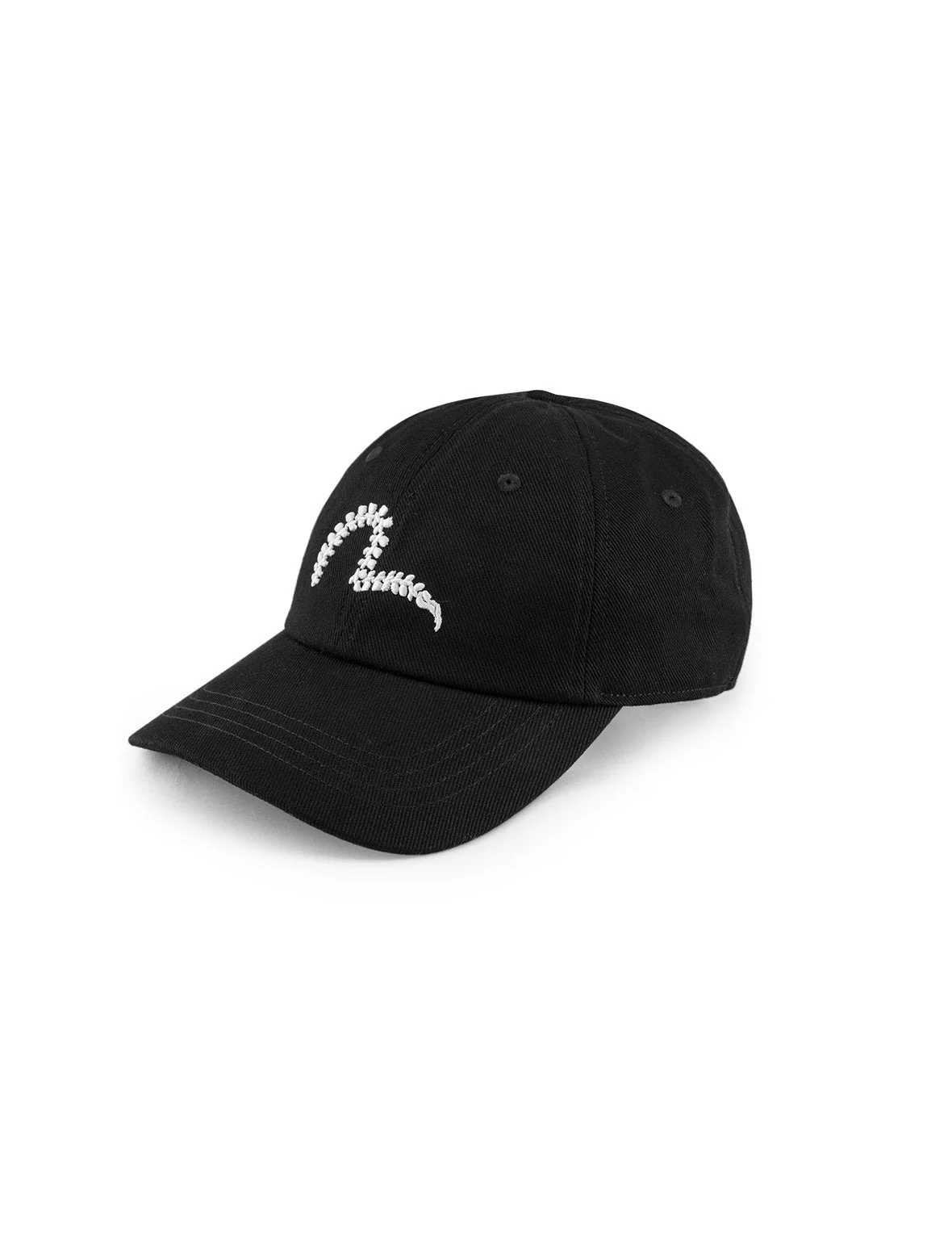 Seagull Embroidery Denim Cap - 1