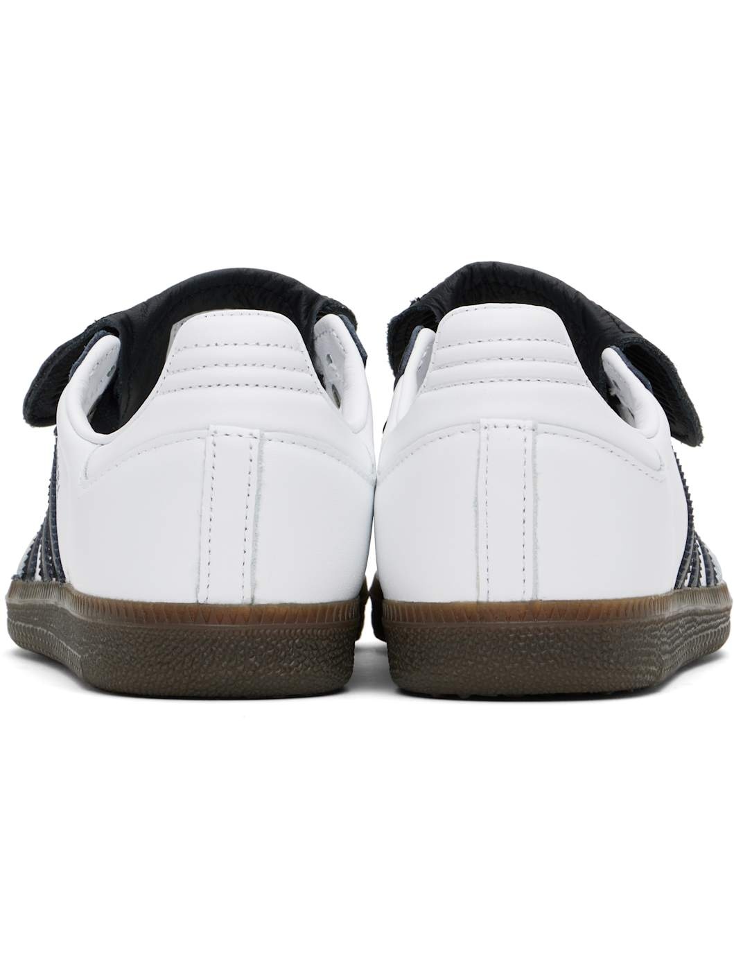 White & Black Samba LT Sneakers - 2