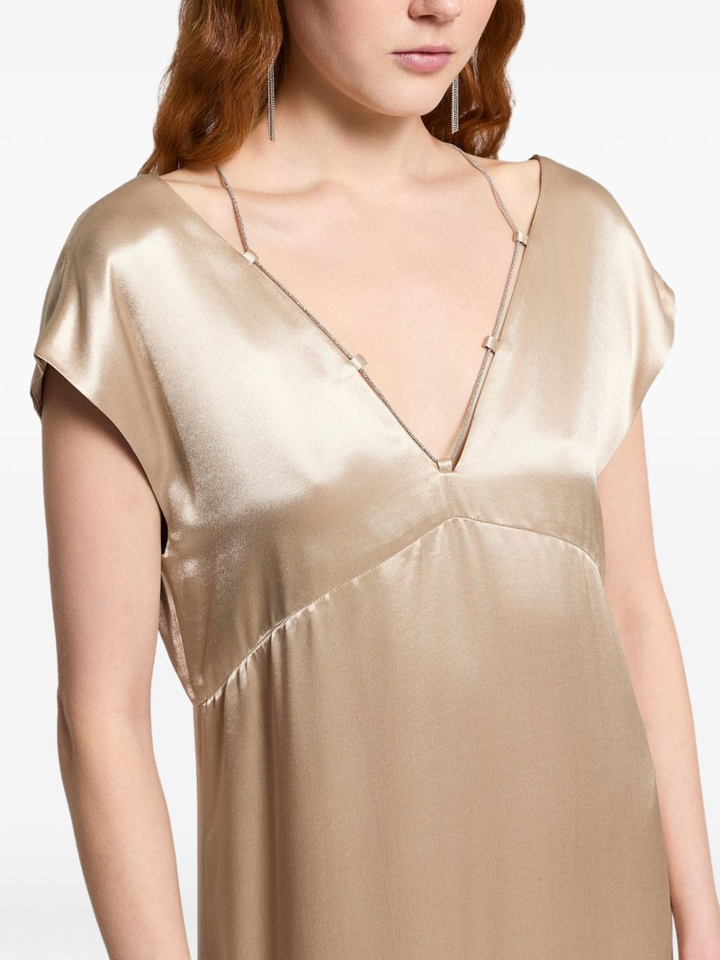 V-neck midi dress 4