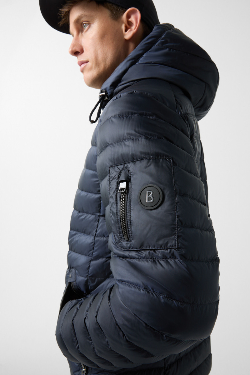 Loke lightweight down jacket in Navy blue 6