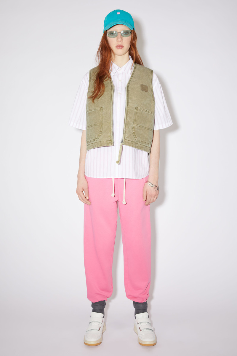 Acne Studios Canvas padded vest - Khaki beige outlook