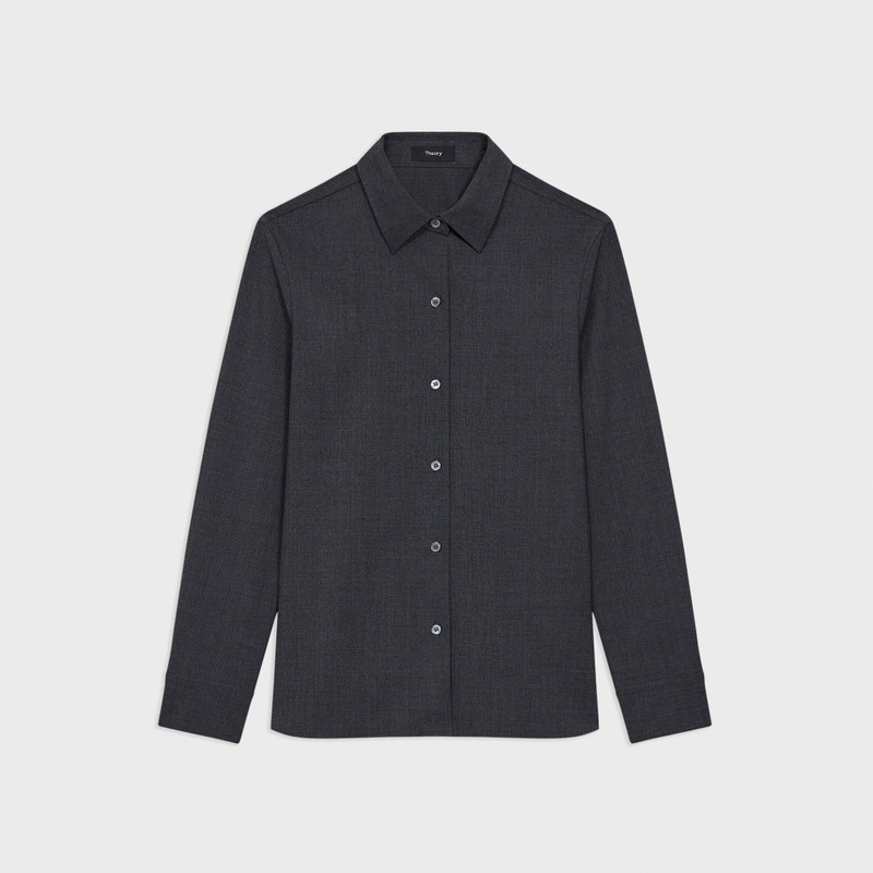 Straight Shirt in Good Wool 1