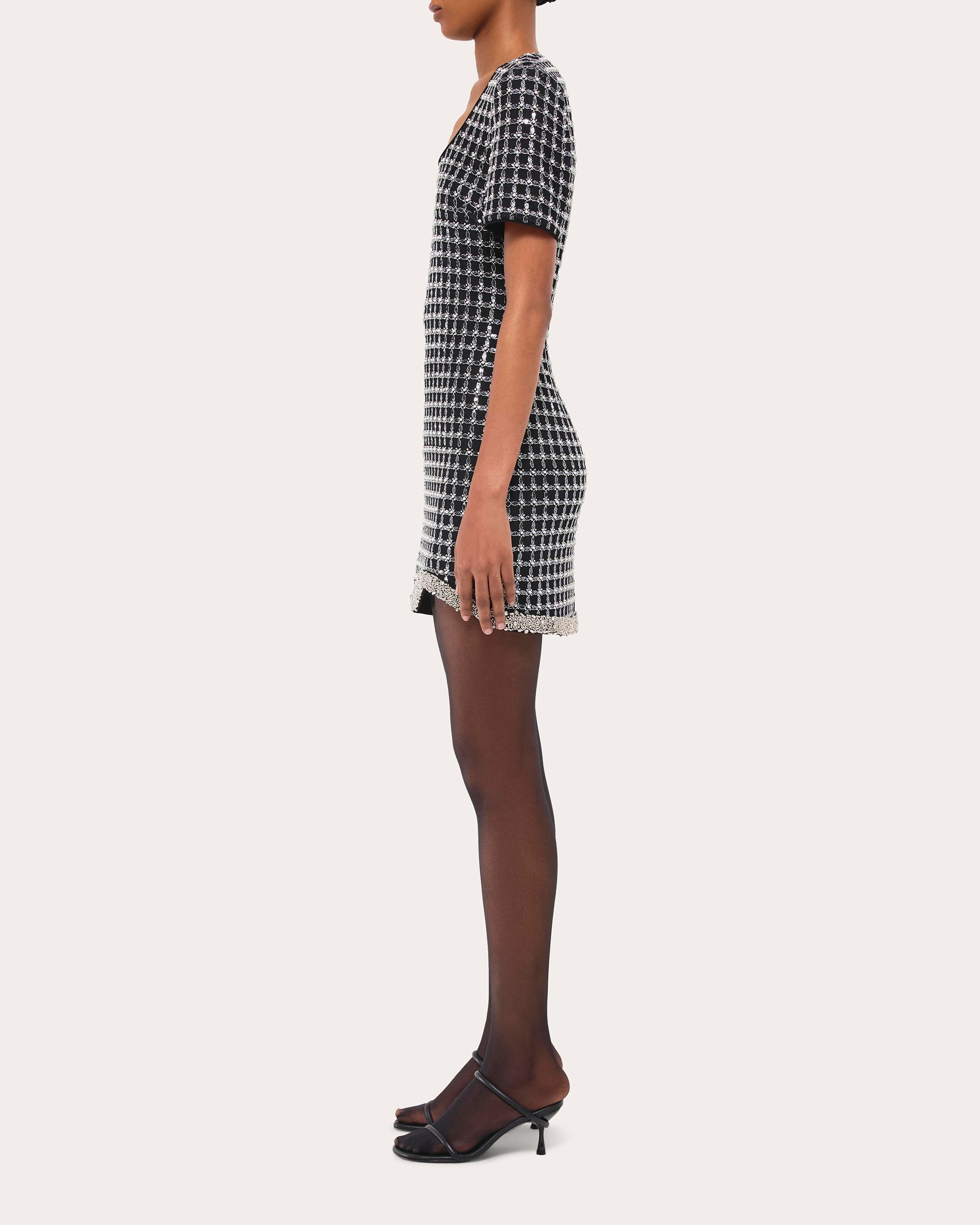 Vivalie Embellished Mini Dress - 3