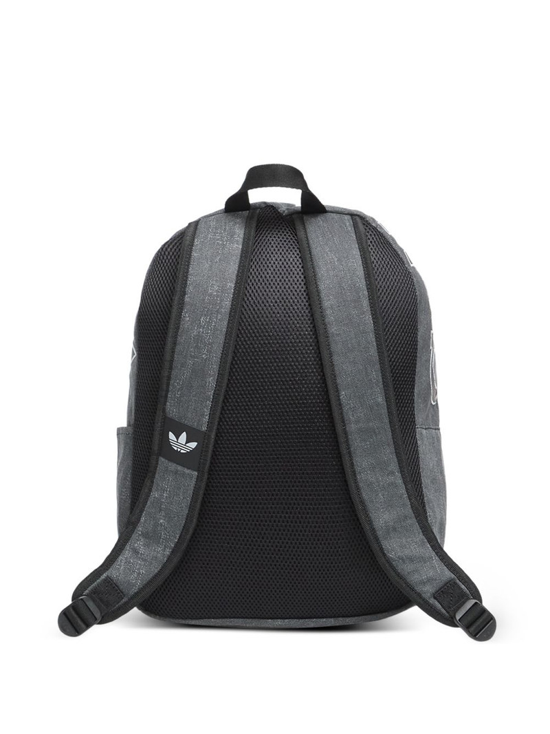 adidas washed effect logo backpack outlook