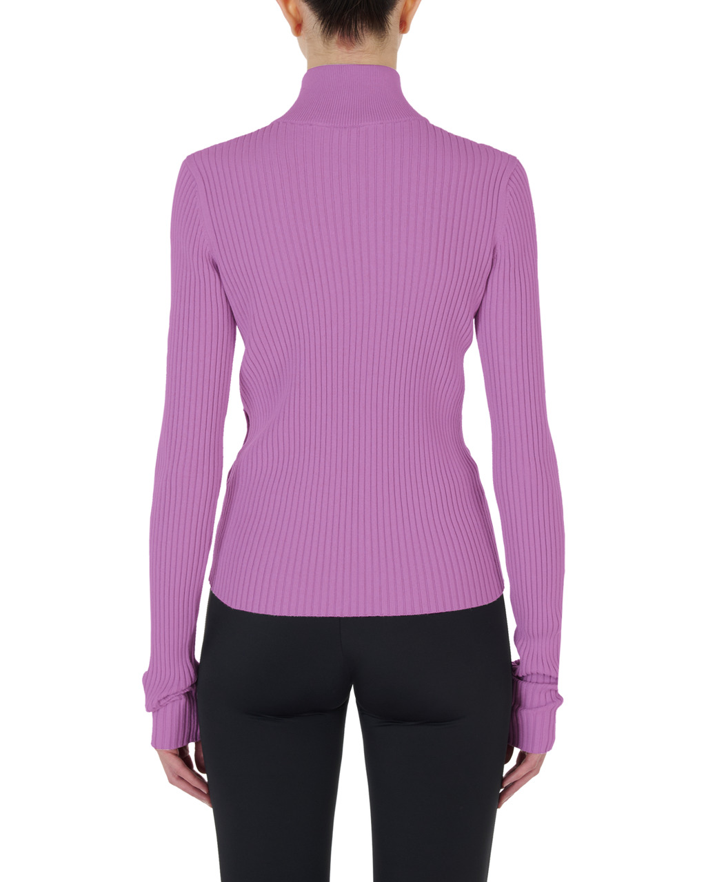 KNIT ZIP CARDIGAN - 5