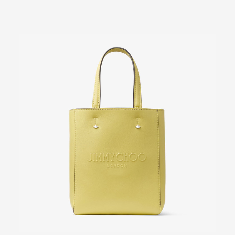 Lenny North-South S
Yellow Embossed Leather Tote Bag 1