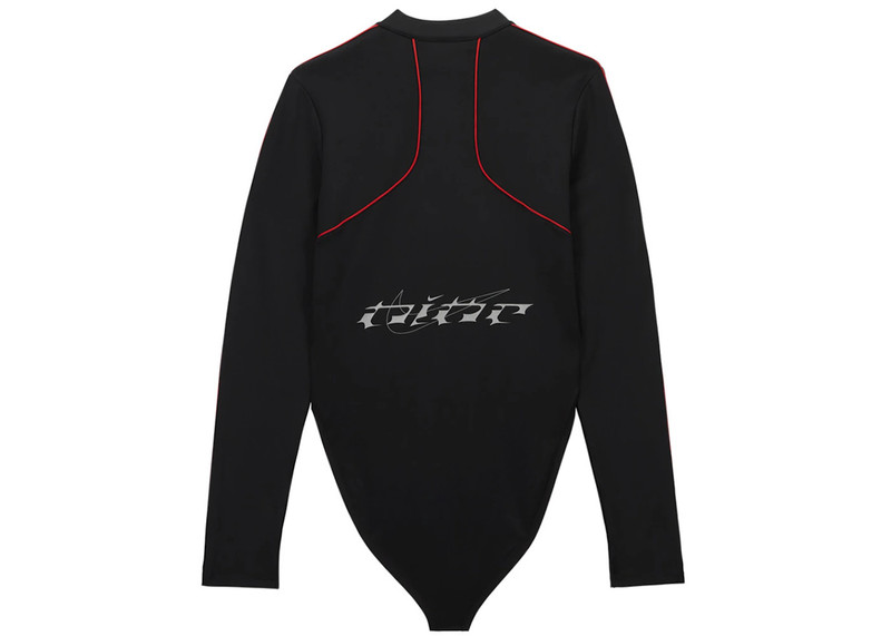 Nike Nike x Megan Thee Stallion Women's Long-Sleeve Bodysuit Black outlook