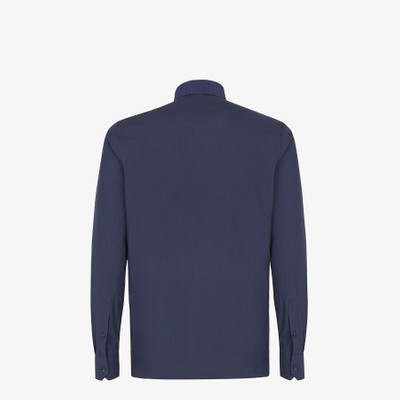 FENDI Blue cotton shirt outlook