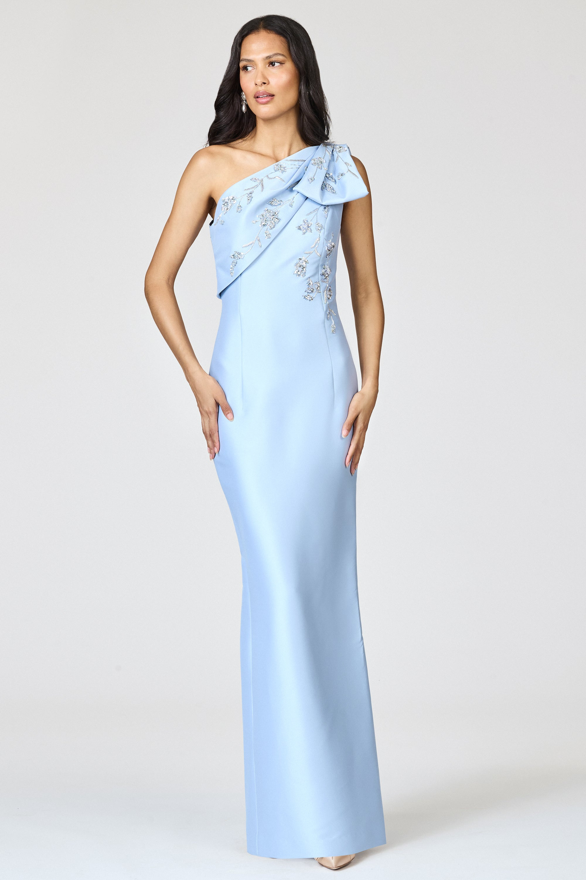 EMBELLISHED OLIVIA GOWN - GLACIAL BLUE - 2