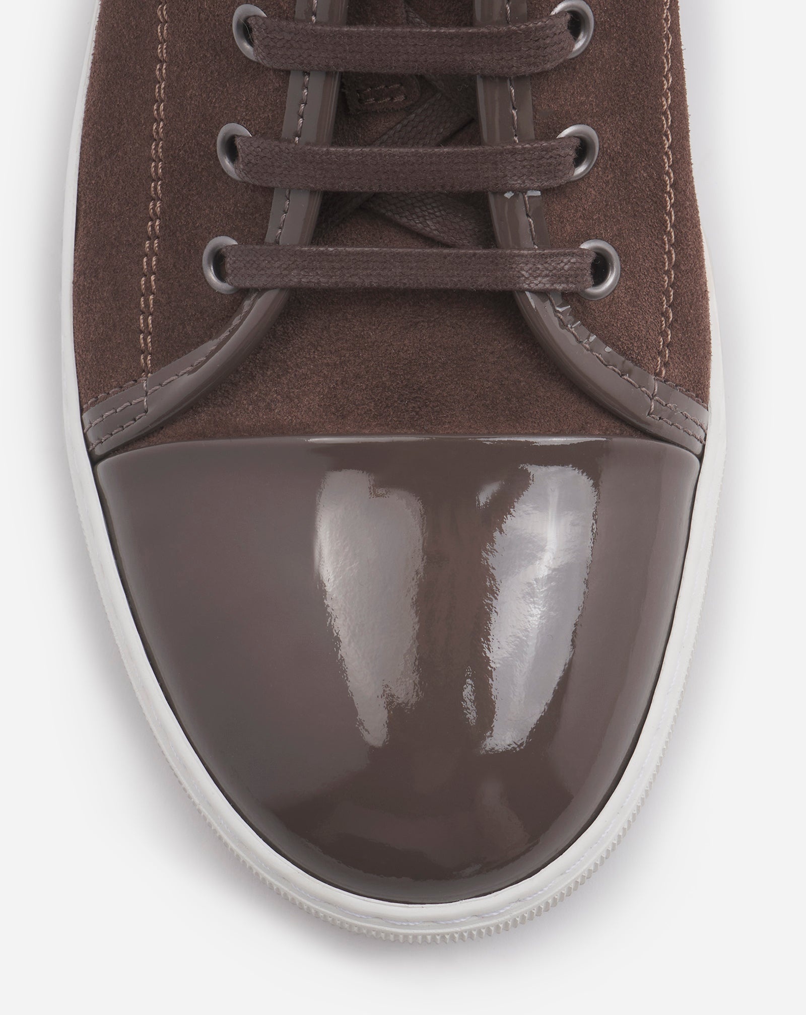 DBB1 LEATHER AND SUEDE SNEAKERS - 5