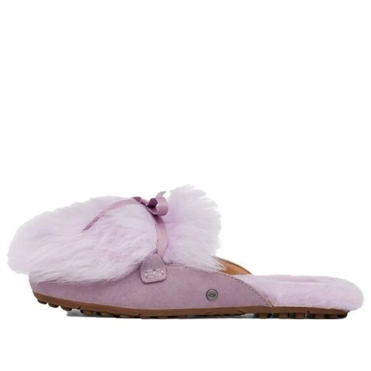 (WMNS) UGG Shaine Fluff Lightweight Cozy Flat Plush Slipper Pink Purple 1105316-SHAD - 1