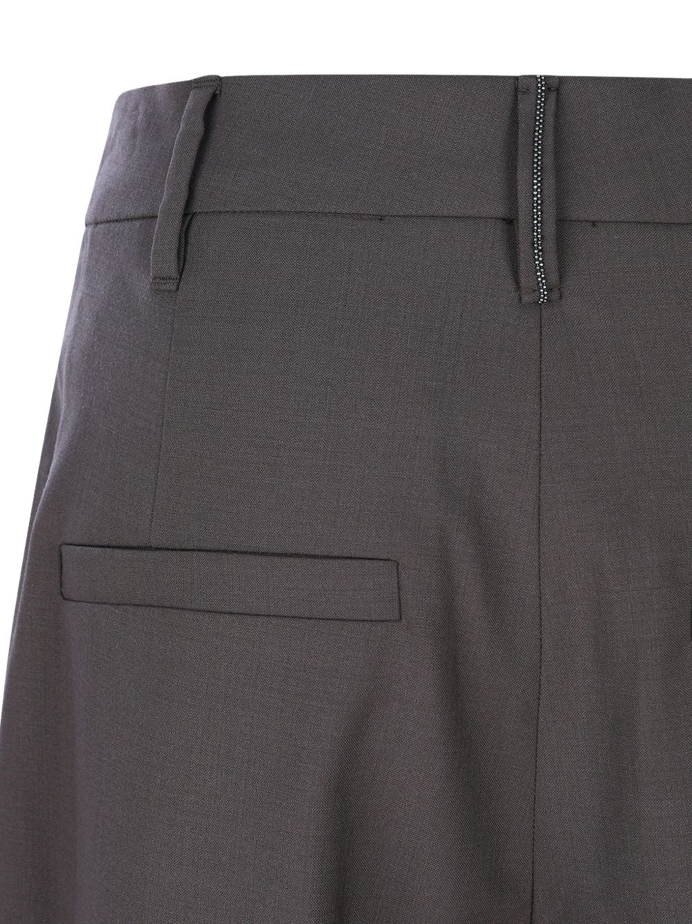 pleat-detail trousers - 4