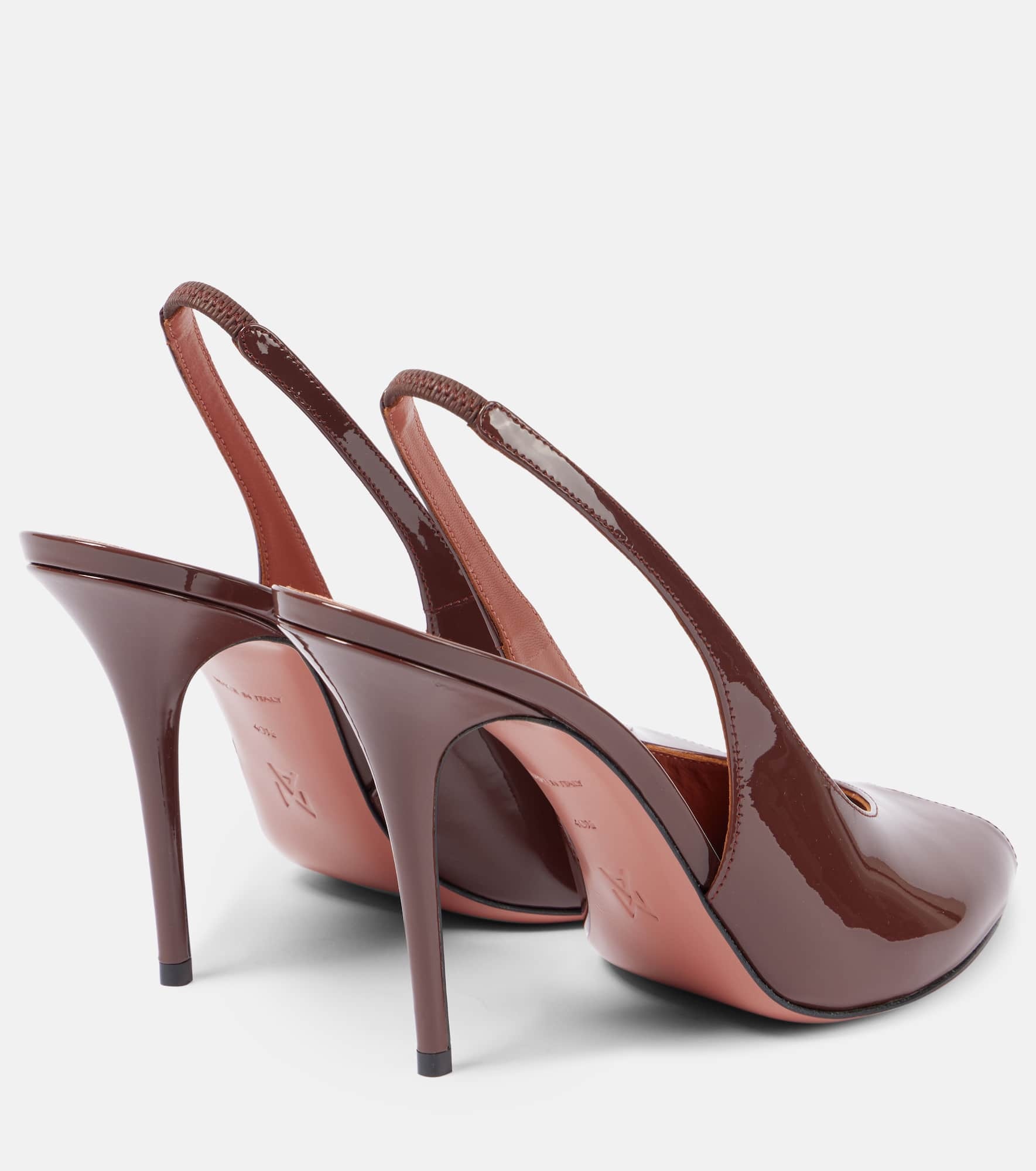 Kristina Sling 105 leather slingback pumps - 2