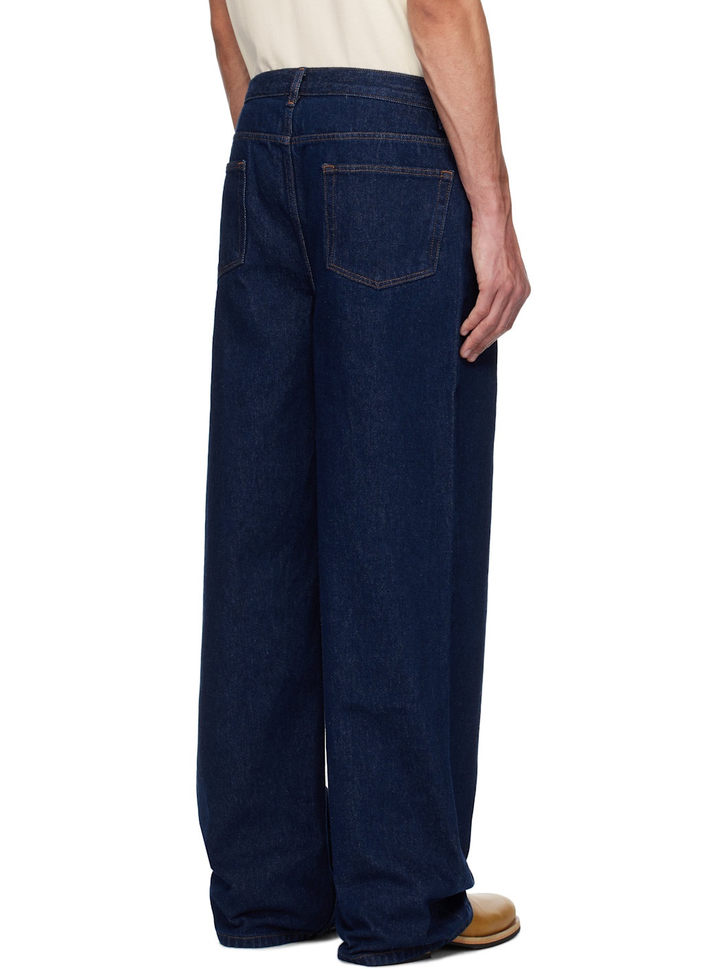 A. P.C. Navy Aaron Jeans - 3