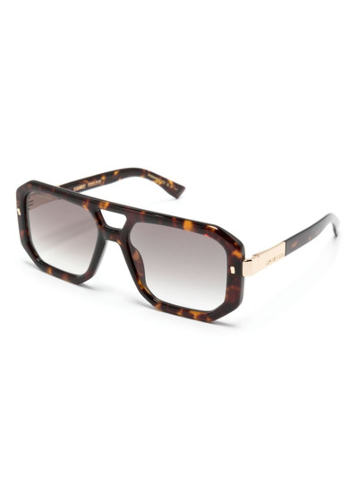 DSQUARED2 tortoiseshell square-frame sunglasses outlook