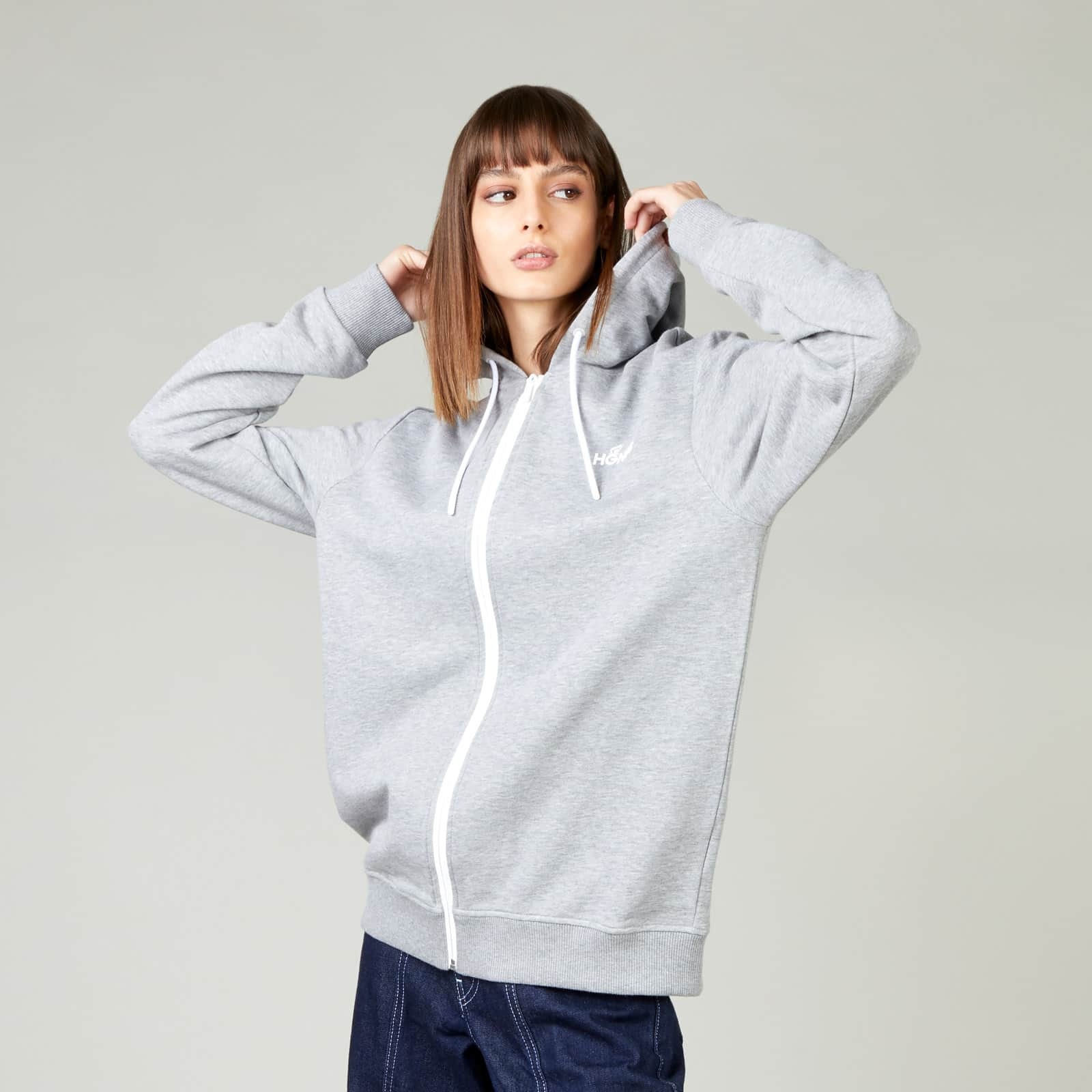 Hooded Sweatshirt Grey - 4