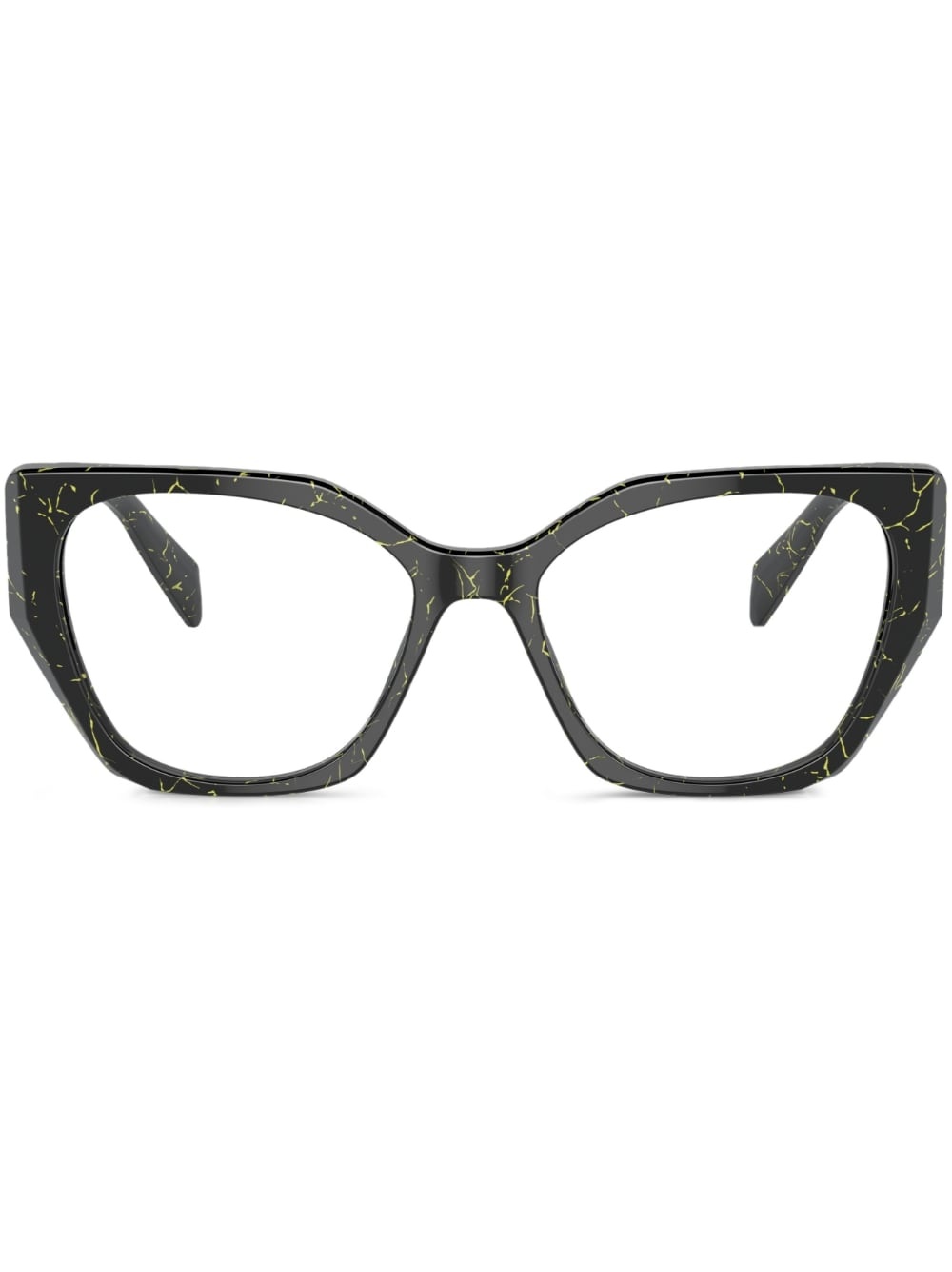 geometric frame glasses - 1