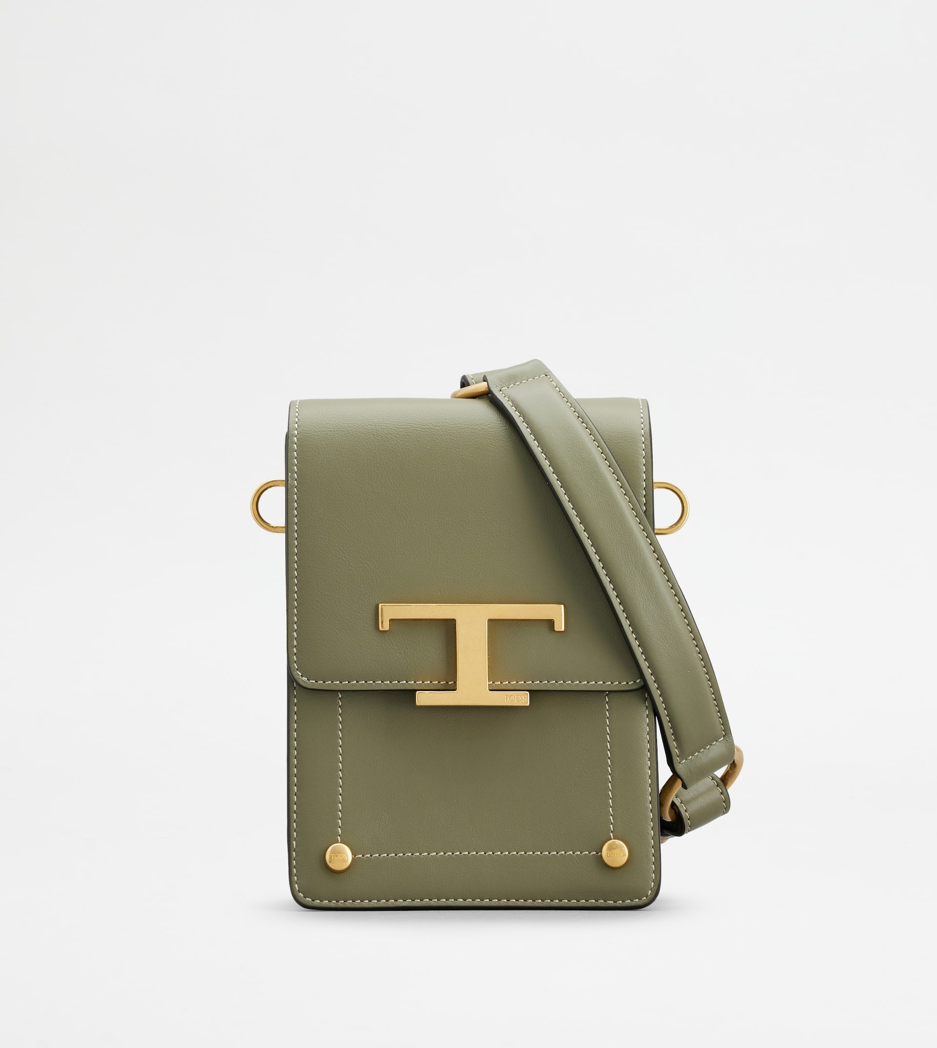 ハンドバッグ TOD'S T-TIMELESS MICRO BAG IN LEATHER TODS Tod's T Timeless Crossbody Bag in Leather Mini 1825.00