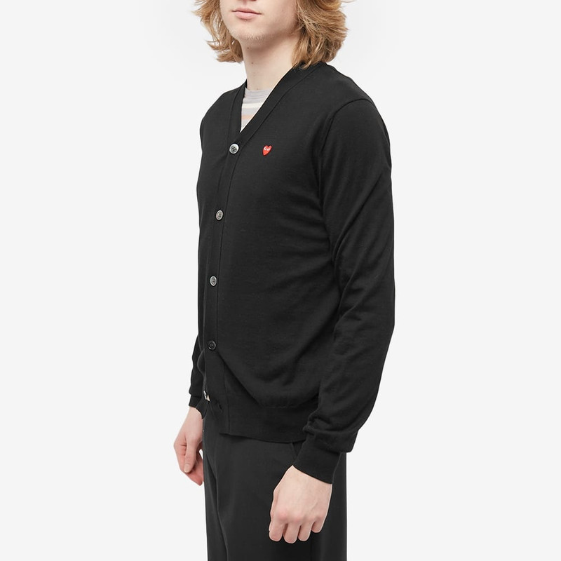 Comme des Garçons PLAY Comme des Garçons Play Small Red Heart Cardigan outlook