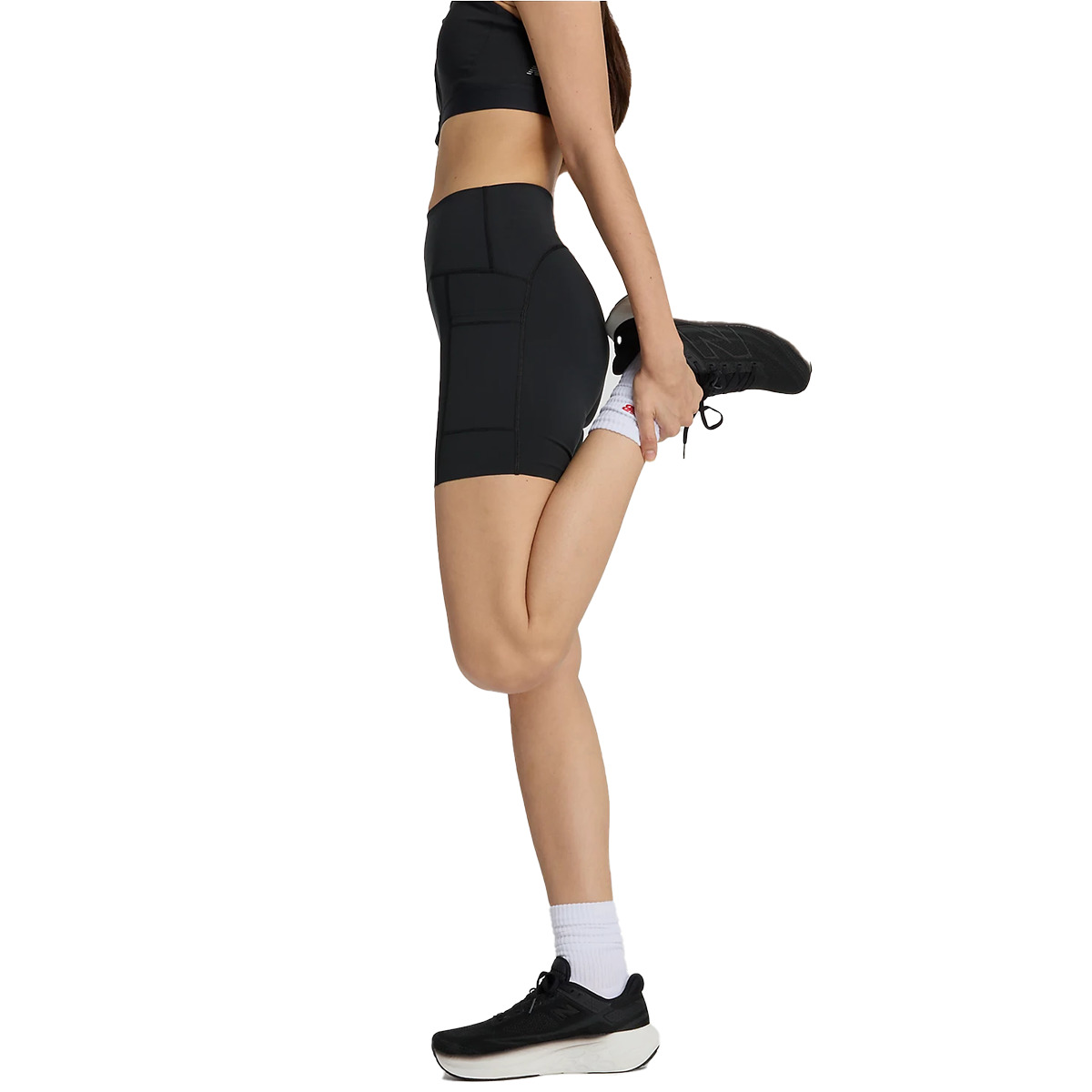New Balance Sleek Pocket High Rise Short 6 - 2