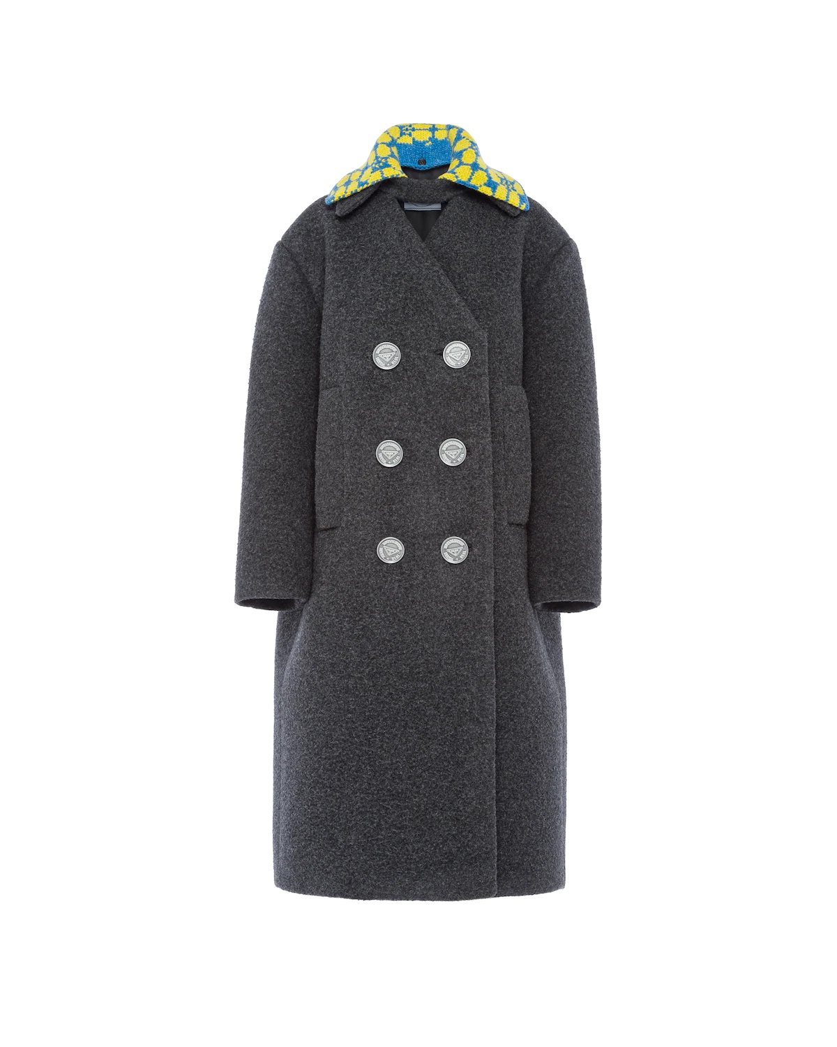 Double-breasted double broadcloth coat - 1