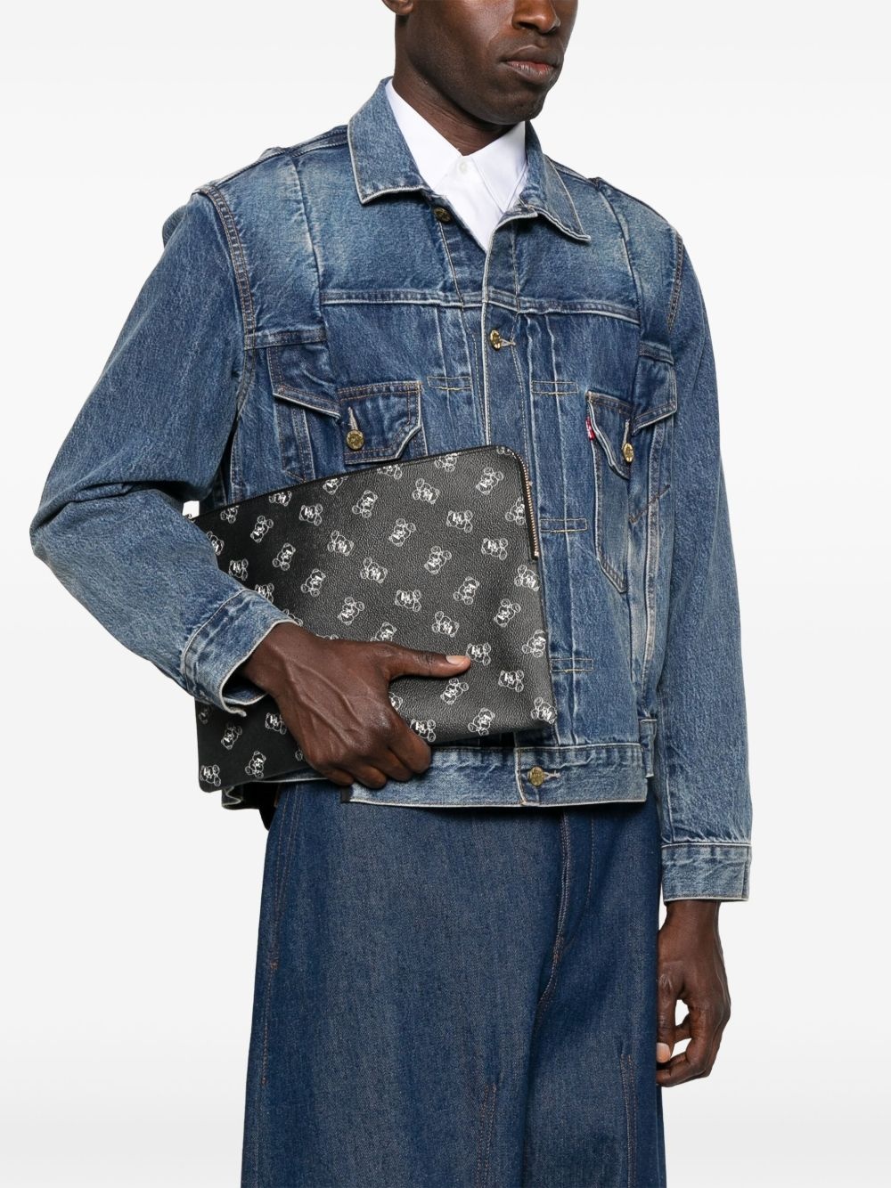 printed clutch bag - 2