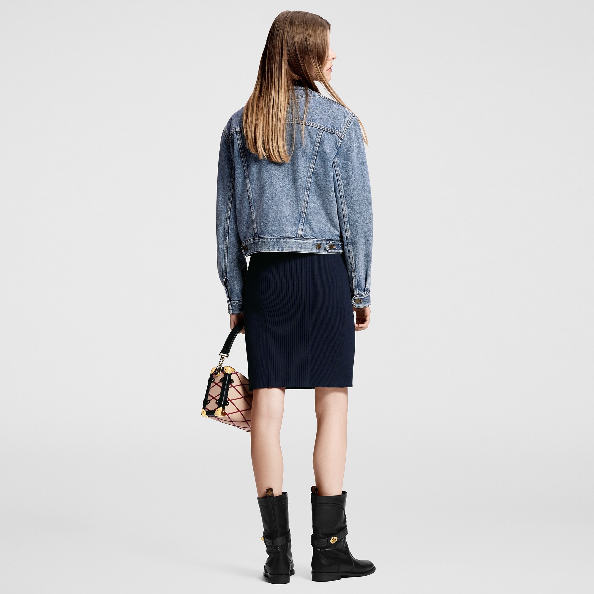 Ribbed Knit Skirt - 3