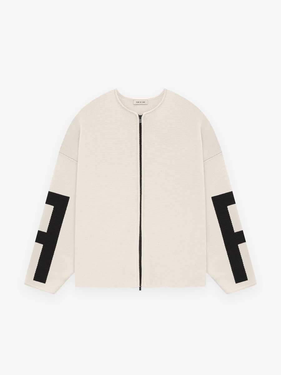 Merino Full Zip Sweater - 1