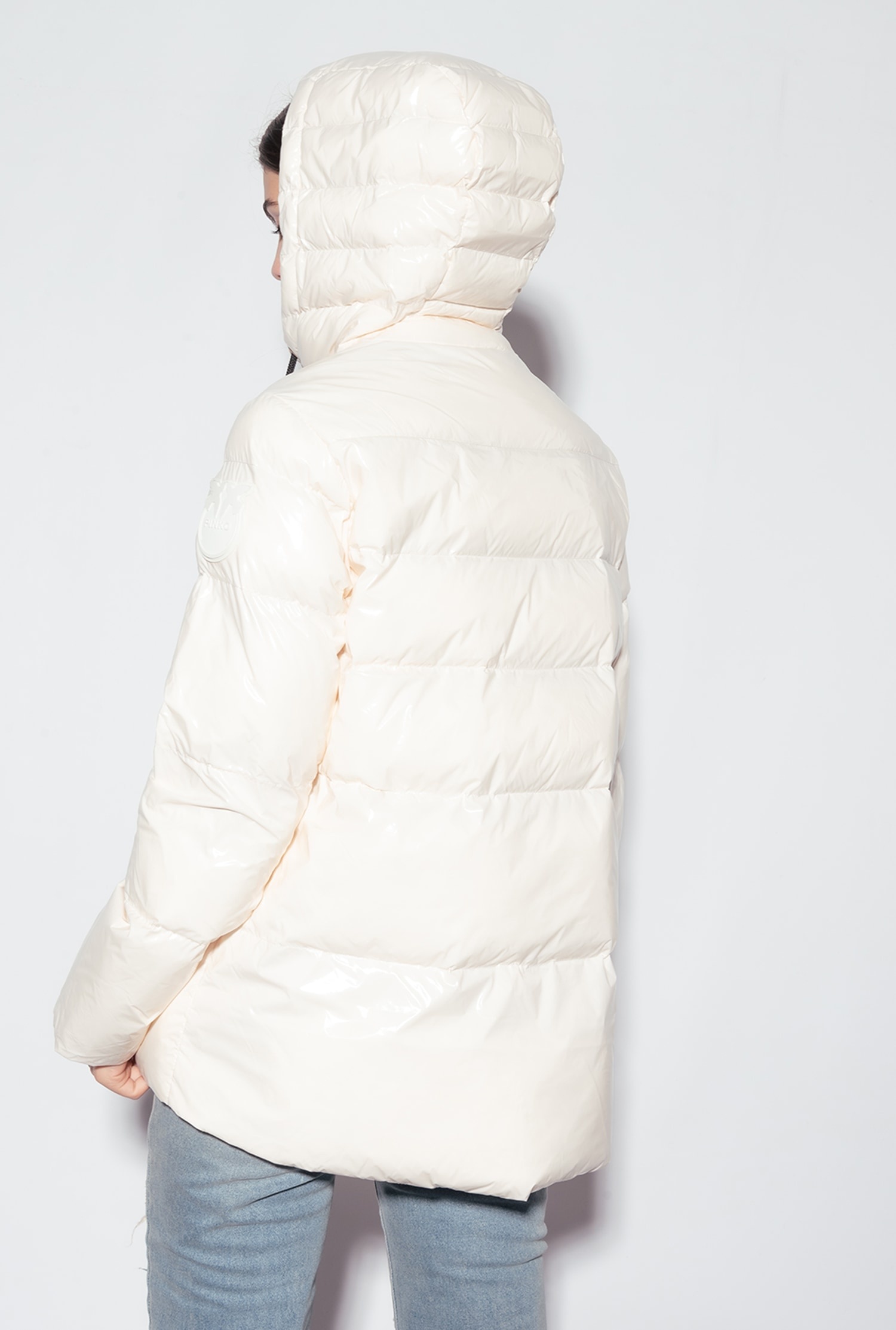 CRYSTAL NYLON PEA JACKET - 6