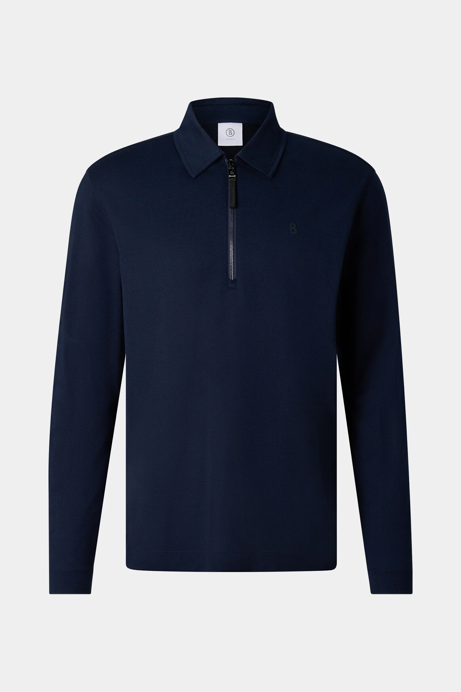 Bailey polo long-sleeved top in Navy Blue - 1