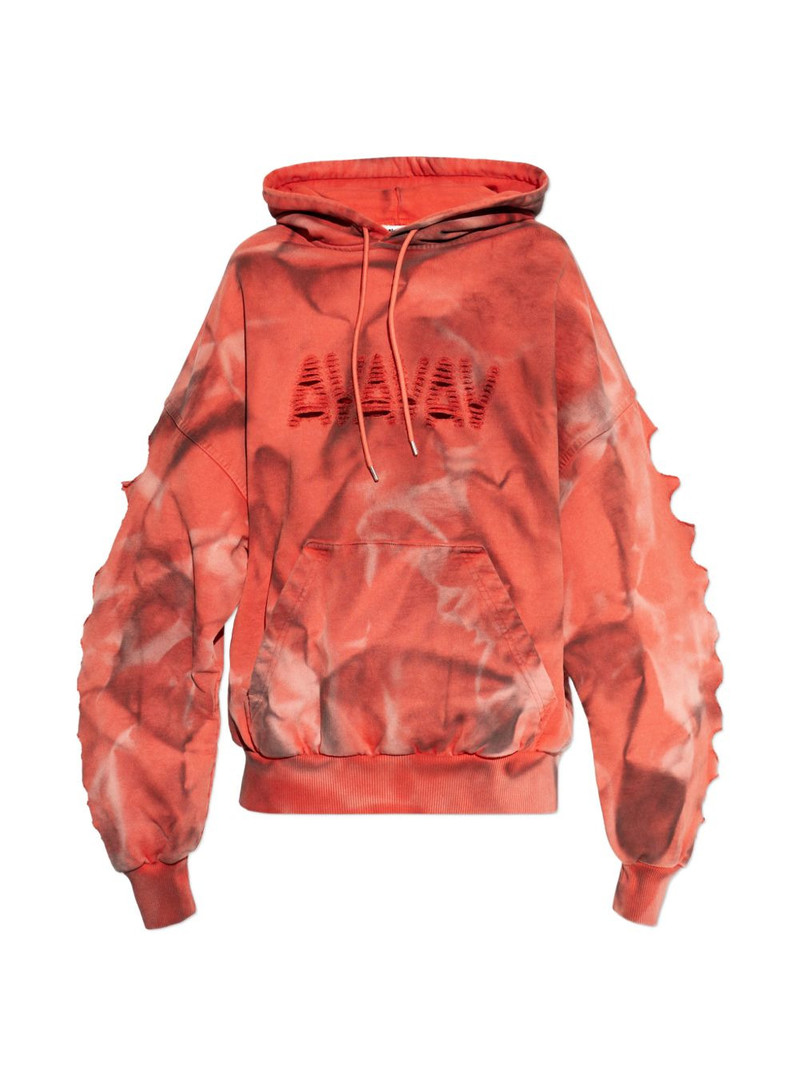 laser cut logo hoodie 1