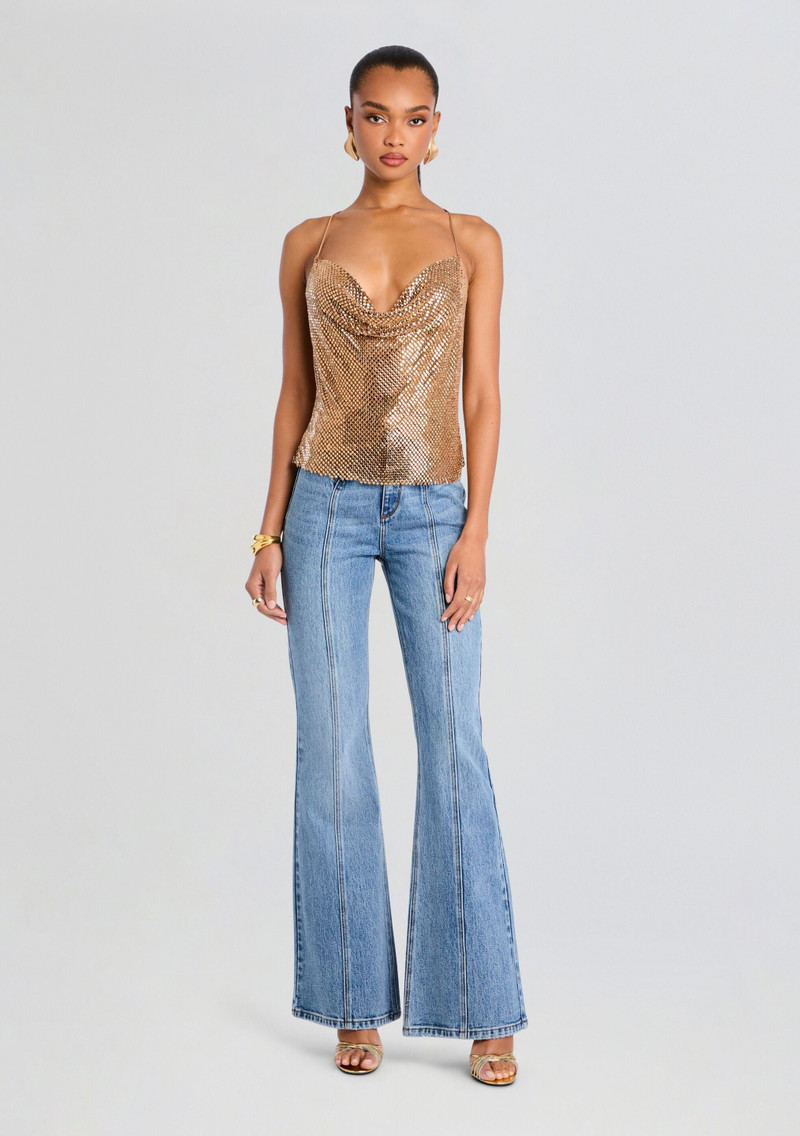 RETROFÊTE SHILOH EMBELLISHED CAMI outlook
