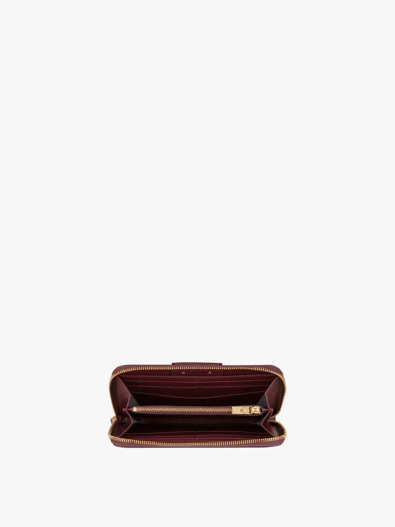 ANTIGONA ZIPPED WALLET IN BOX LEATHER 4