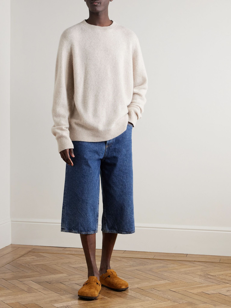 The Elder Statesman Cashmere Sweater Neutral outlook
